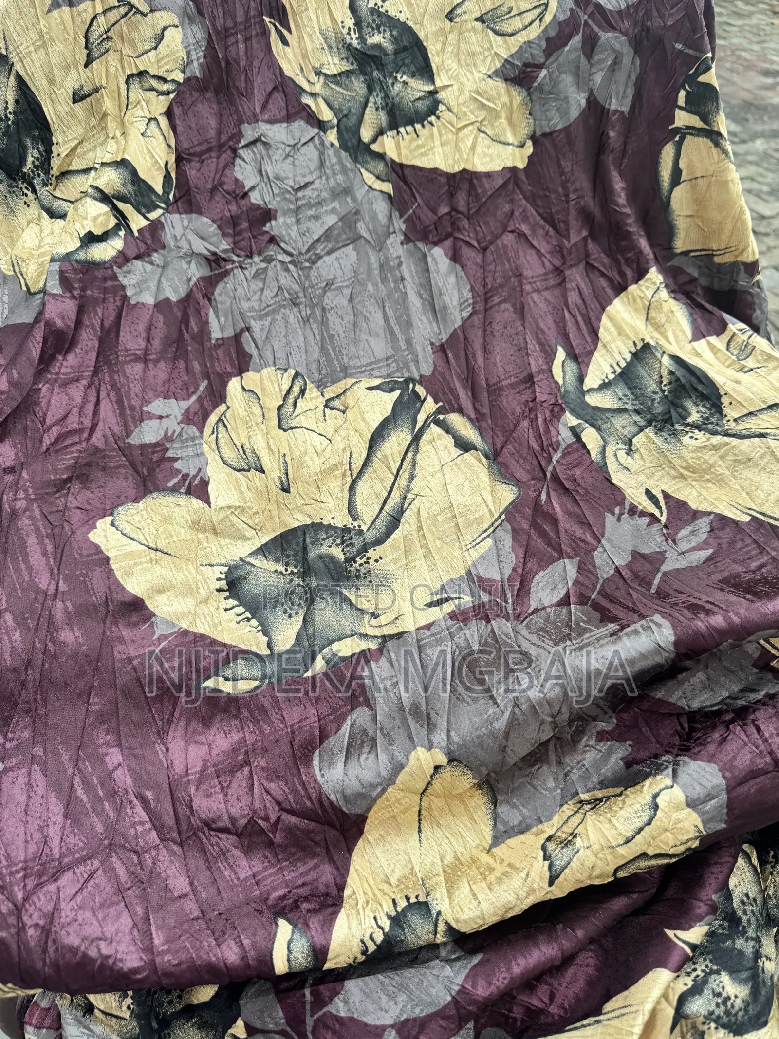 Elegant Floral Print Fabric – RTWbyJide