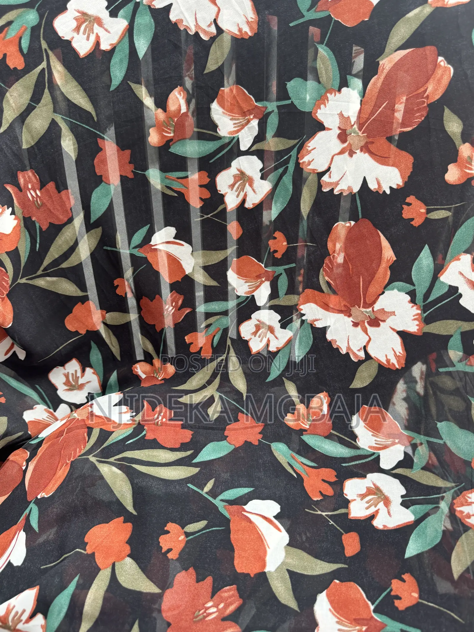 Elegant Floral Print Fabric – RTWbyJide