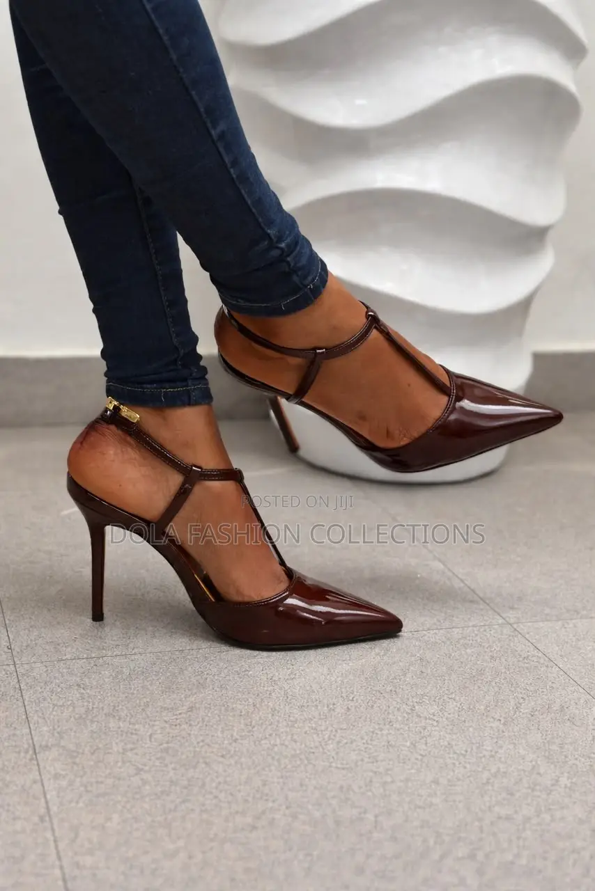 Elegant Pointed-Toe T-Strap Stiletto Heels for Women