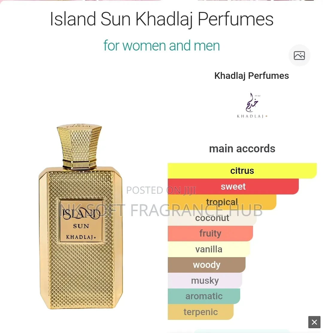 Island Sun Perfume 100ml by Khadlaj