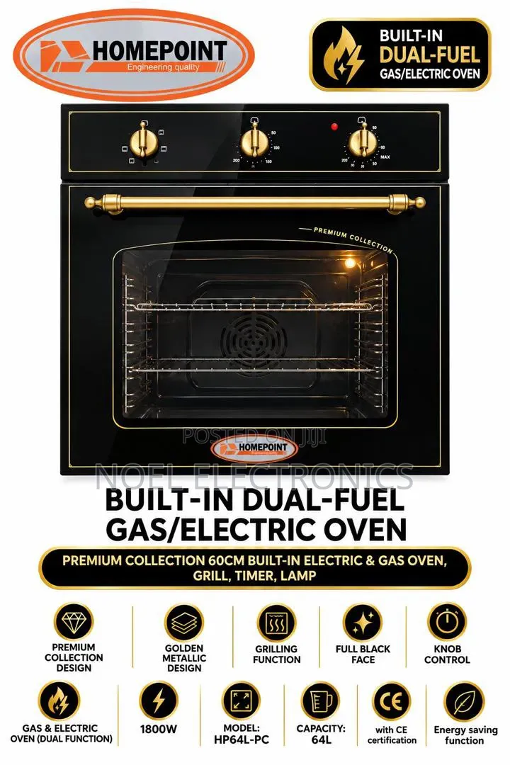 Homepoint Built-in Gas and Electric Oven (Hp64l-PC)