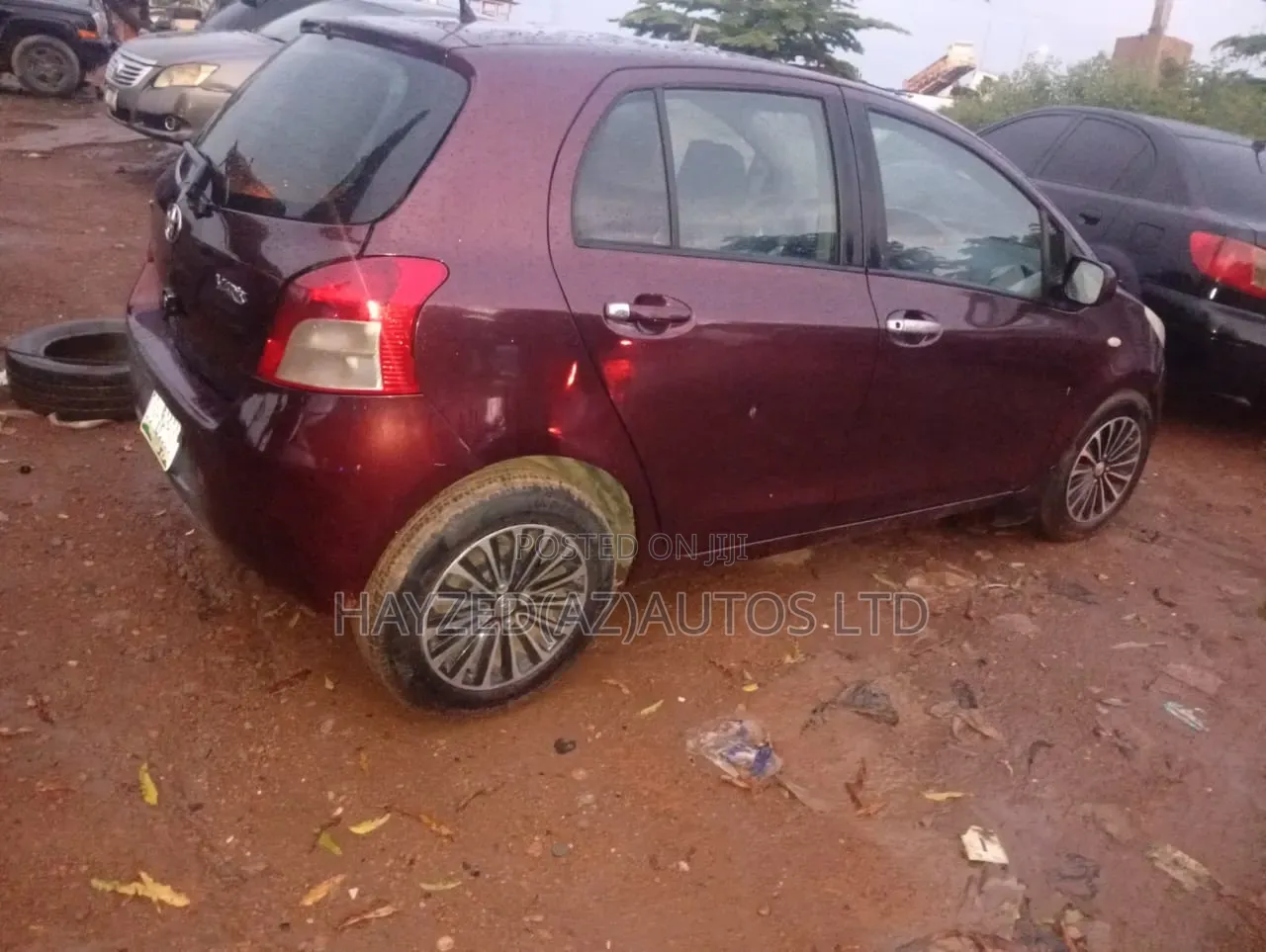 Toyota Yaris 2008 Maroon