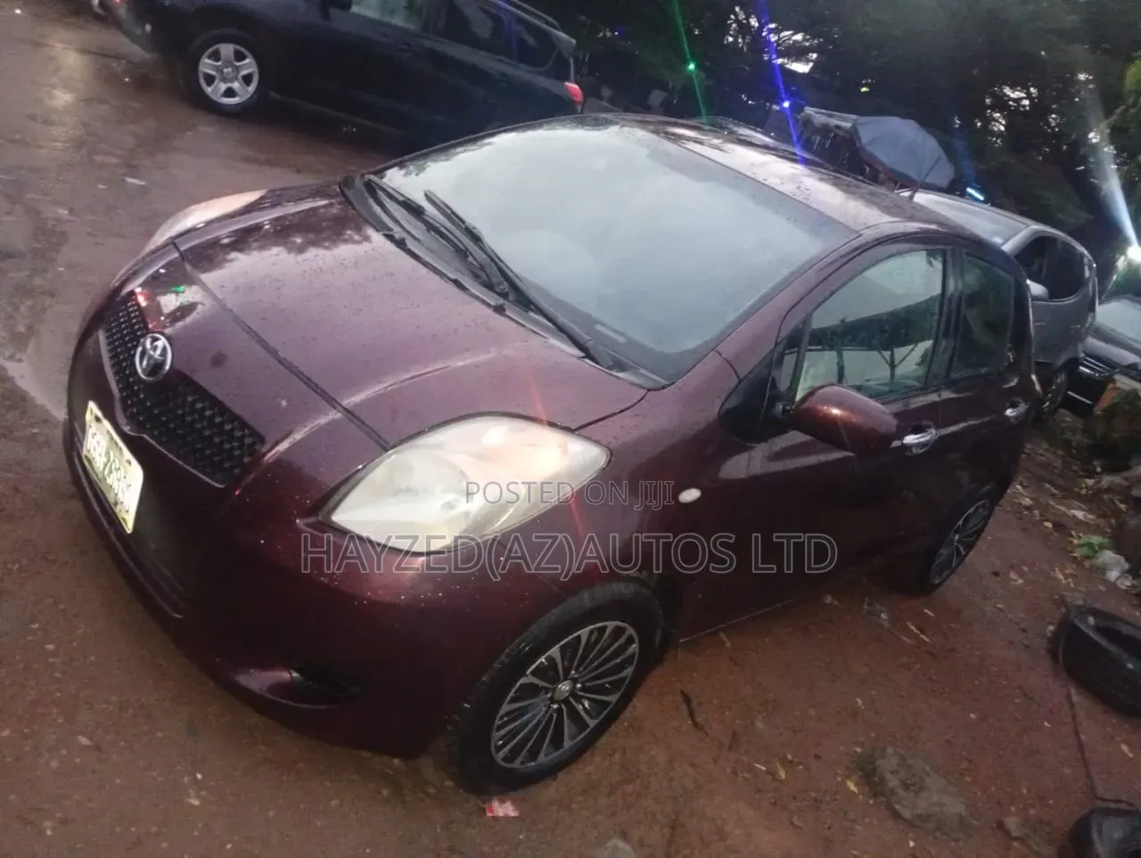 Toyota Yaris 2008 Maroon