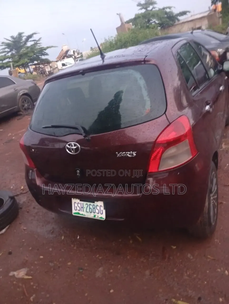 Toyota Yaris 2008 Maroon