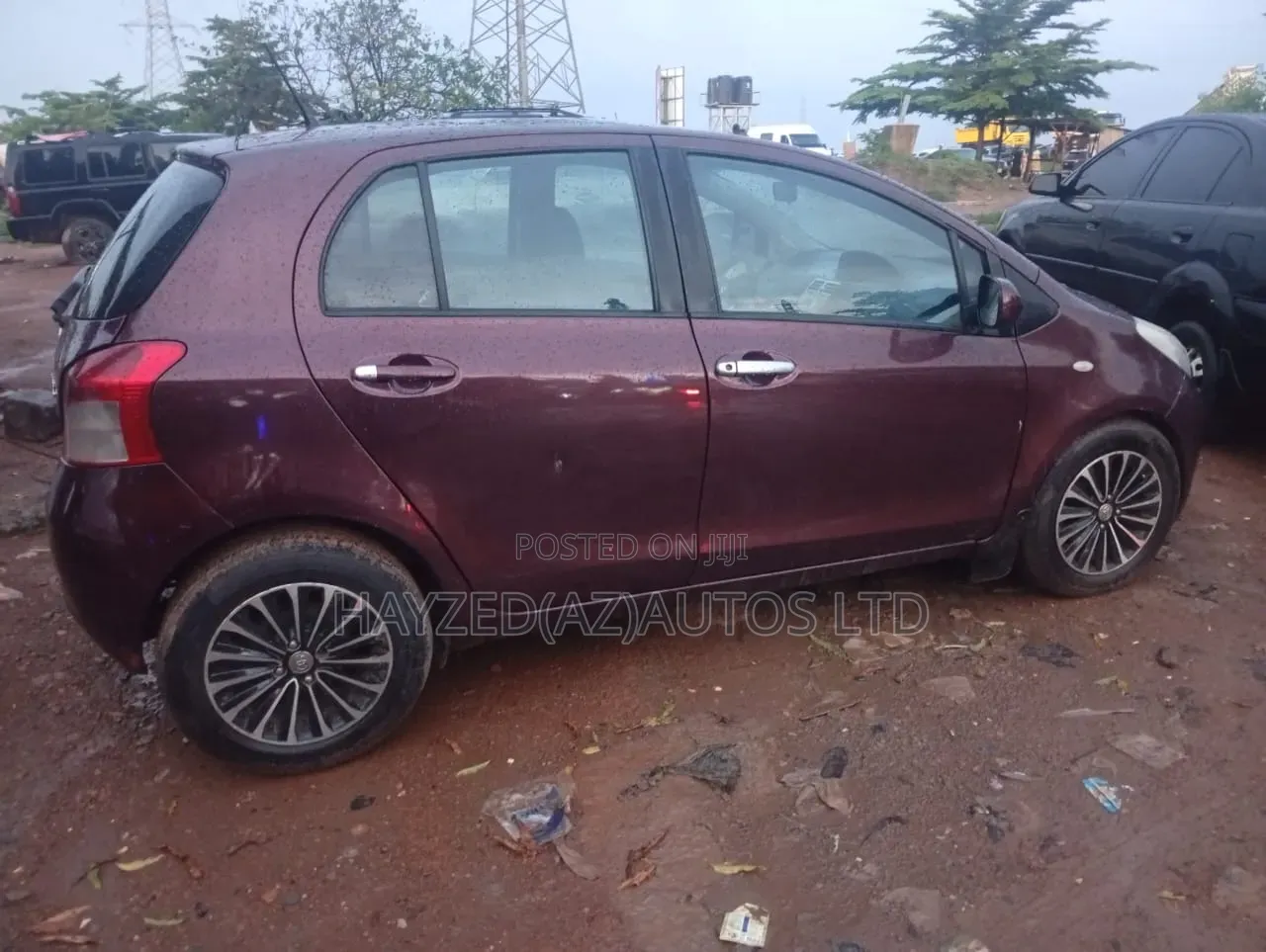 Toyota Yaris 2008 Maroon