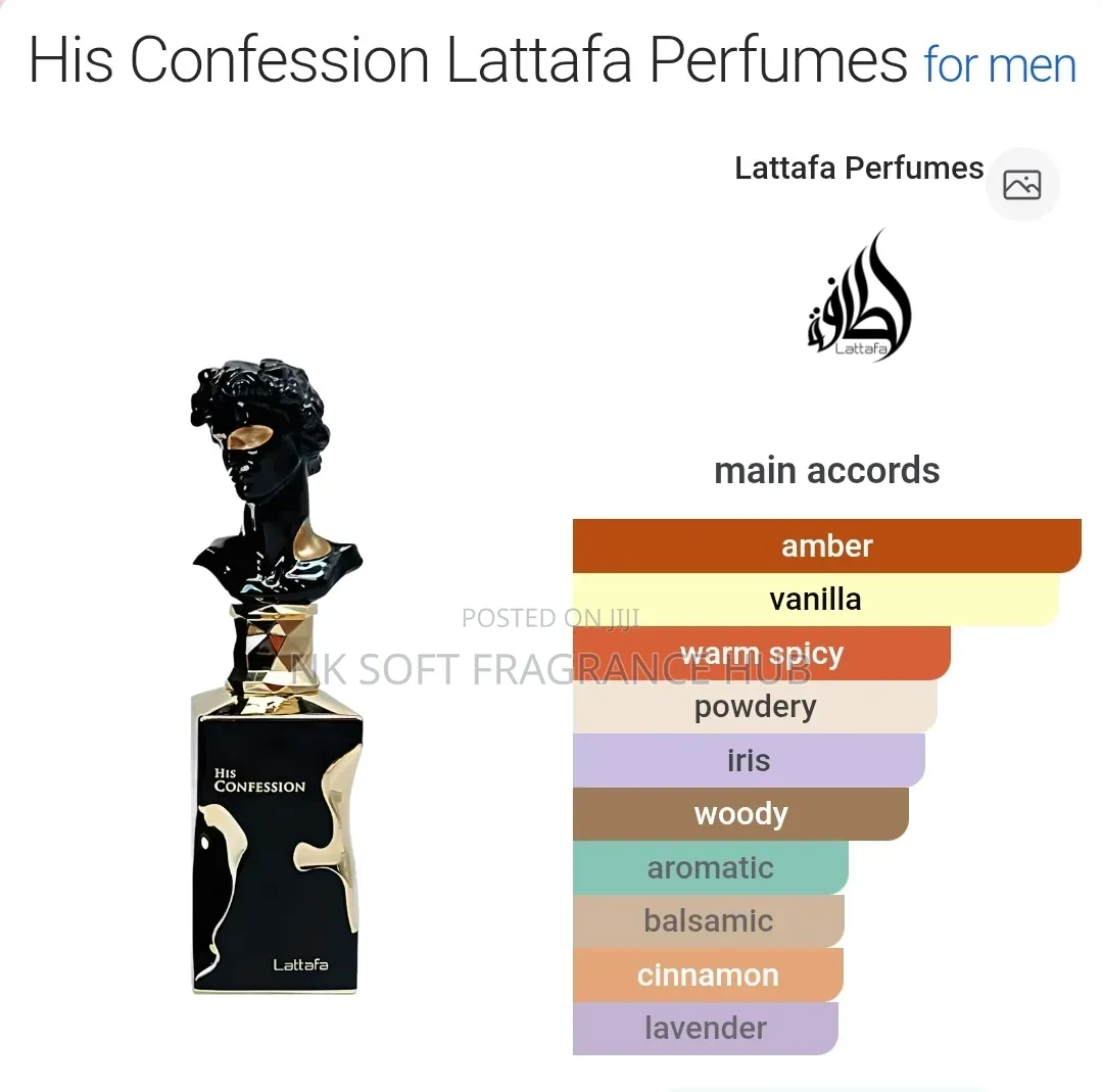 His Confession Perfume 100ml by Lattafa