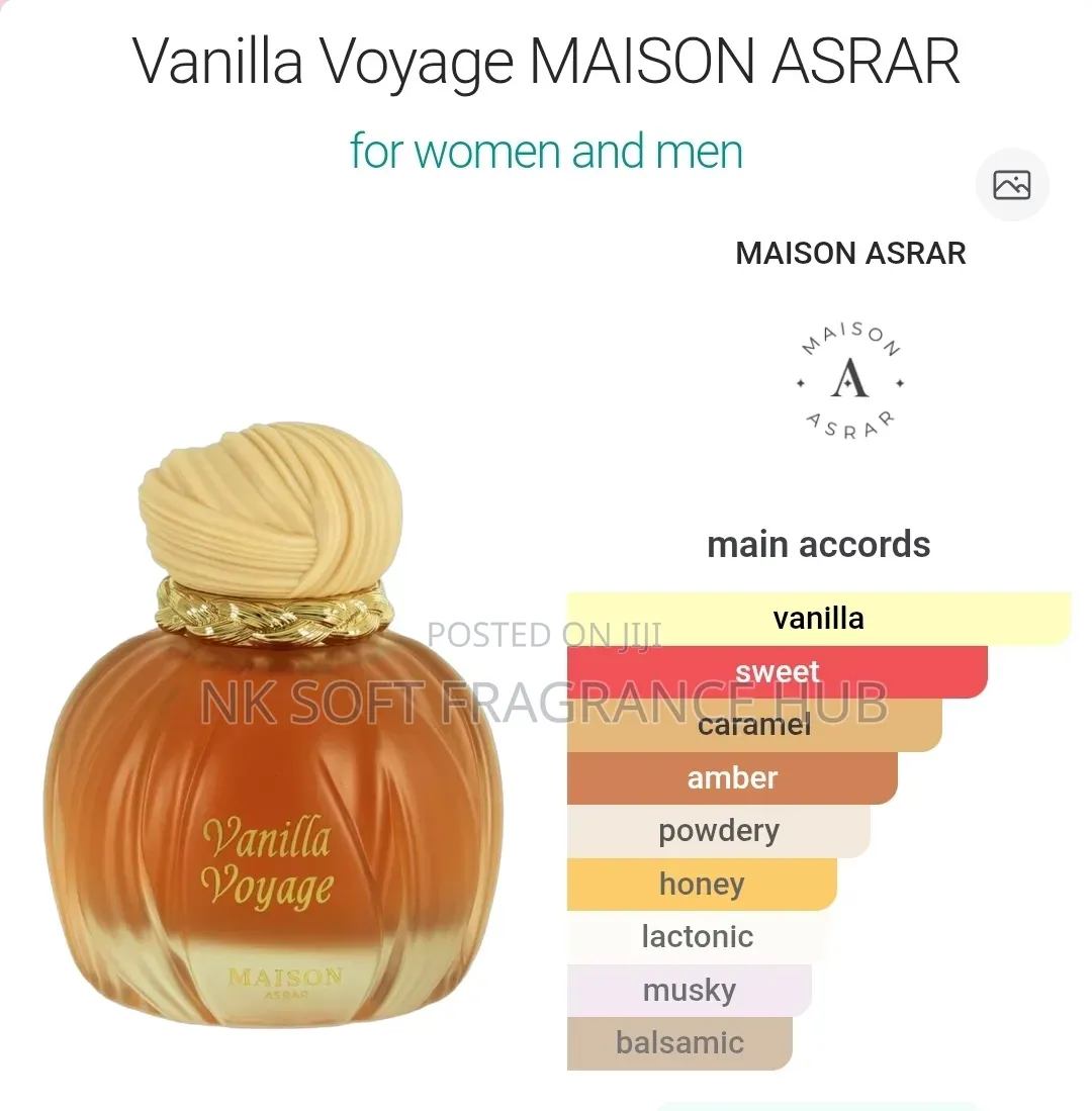 Vanilla Voyage Perfume 100ml by Maison Asrar