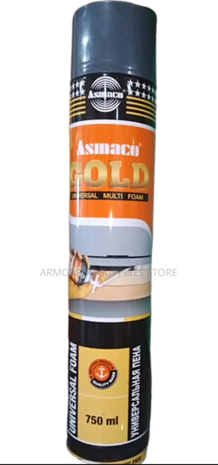 Asmaco Gold Universal PU Foam, a 750 Ml Single-Component