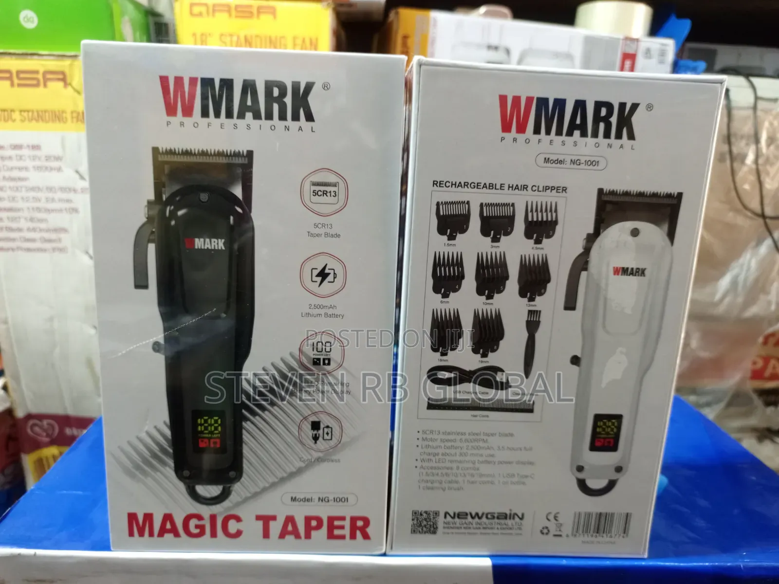 Wmark Professional Rechargeable Hair Clipper | Ng-1001