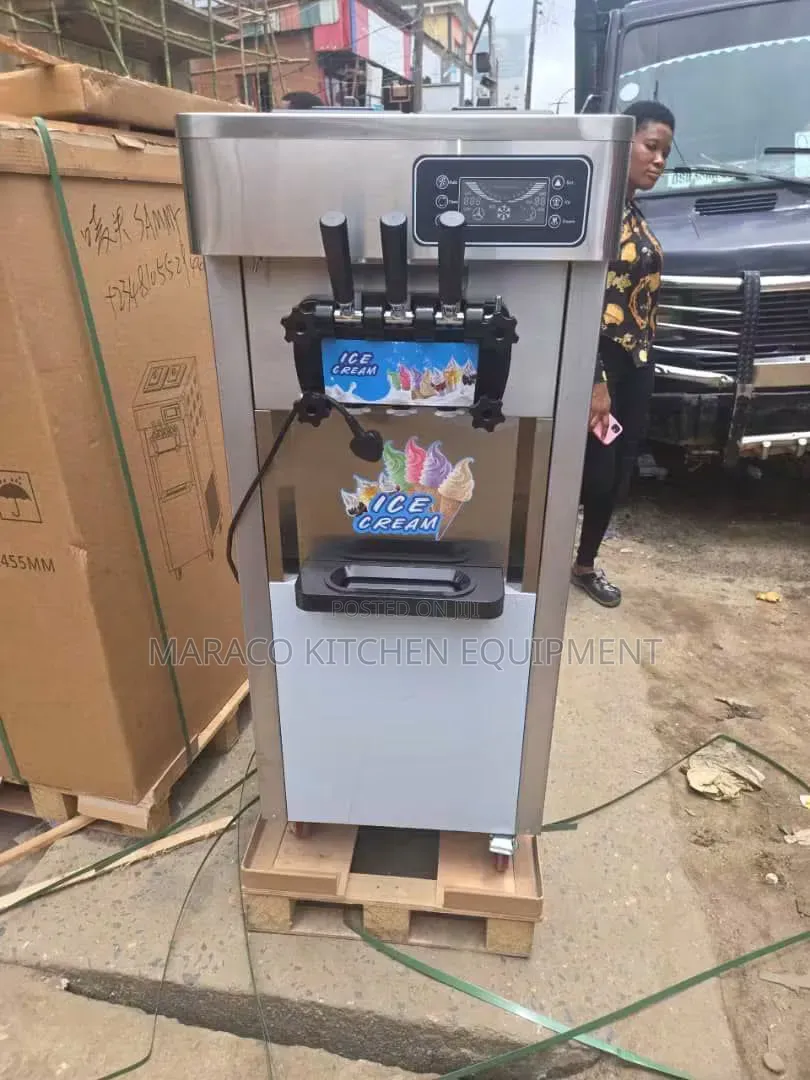 Standing Ice Cream Machine