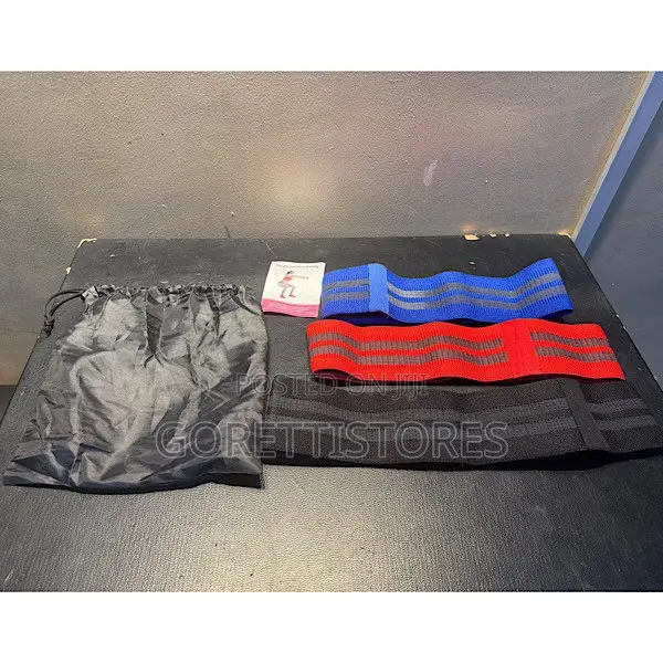 Set of Three Resistance Bands for Glutes/Other Exercises
