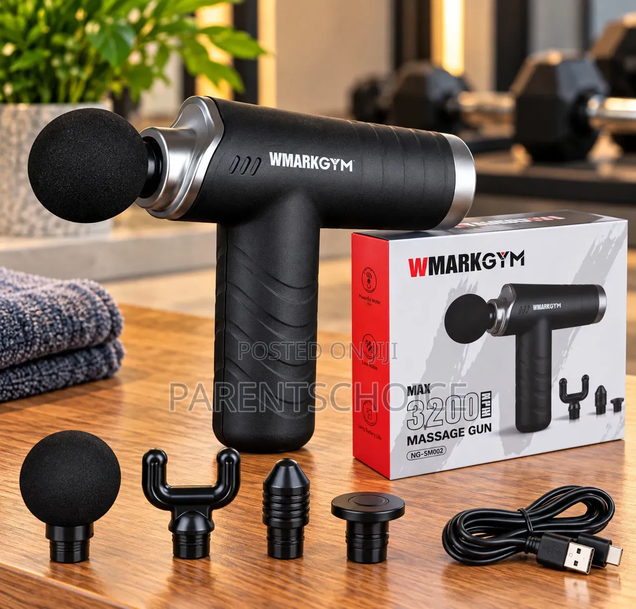 WMARK NG-SM002 3200RPM Gym Massage Gun