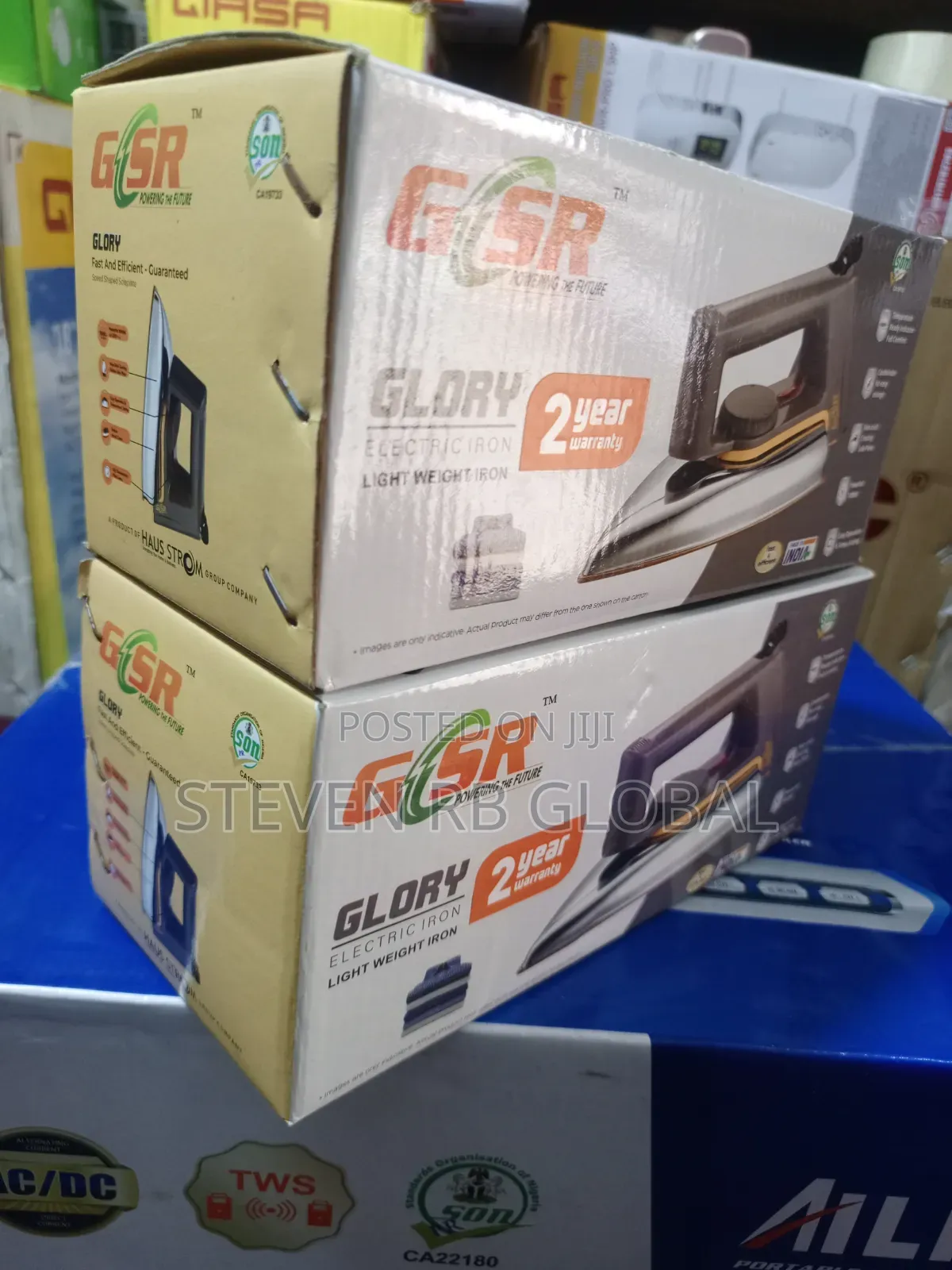 GSR Glory 1000w Electric Iron | GSR Cats733
