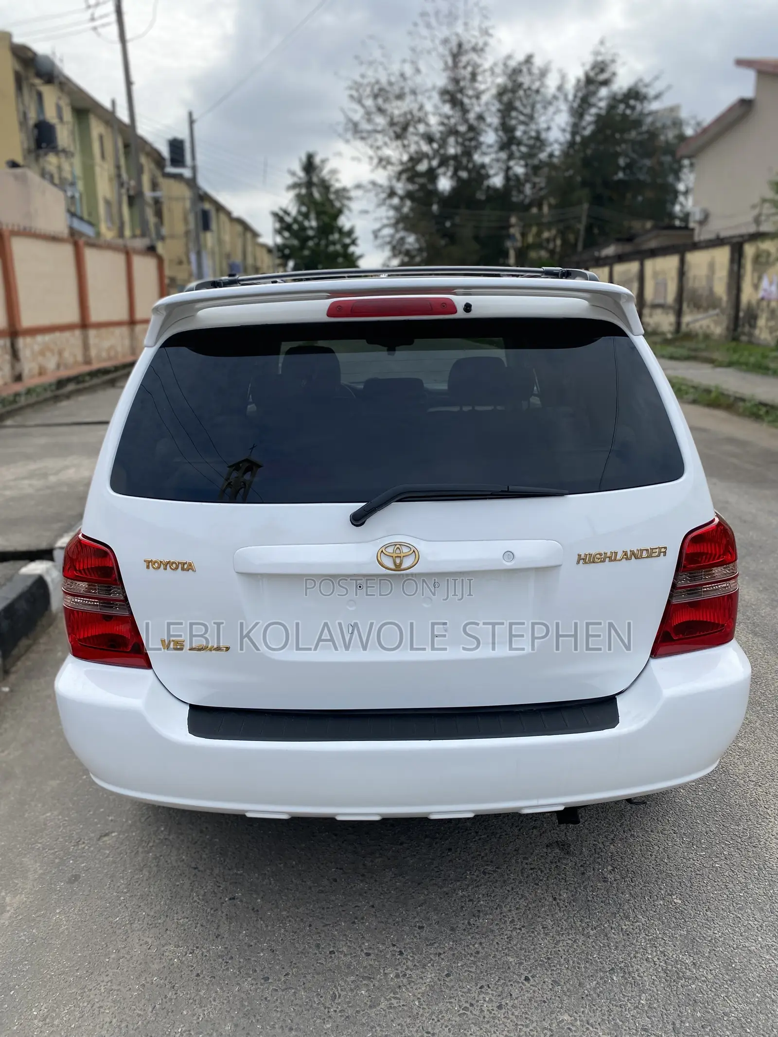Toyota Highlander Limited V6 AWD 2002 White