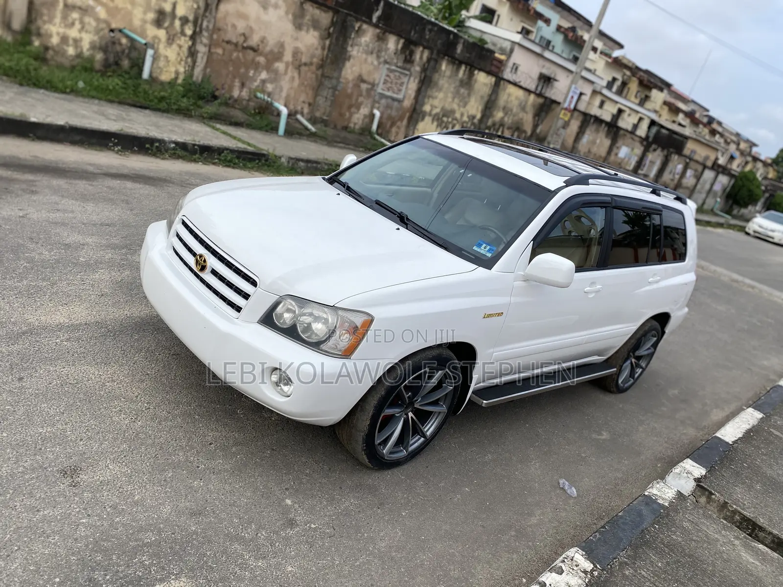Toyota Highlander Limited V6 AWD 2002 White