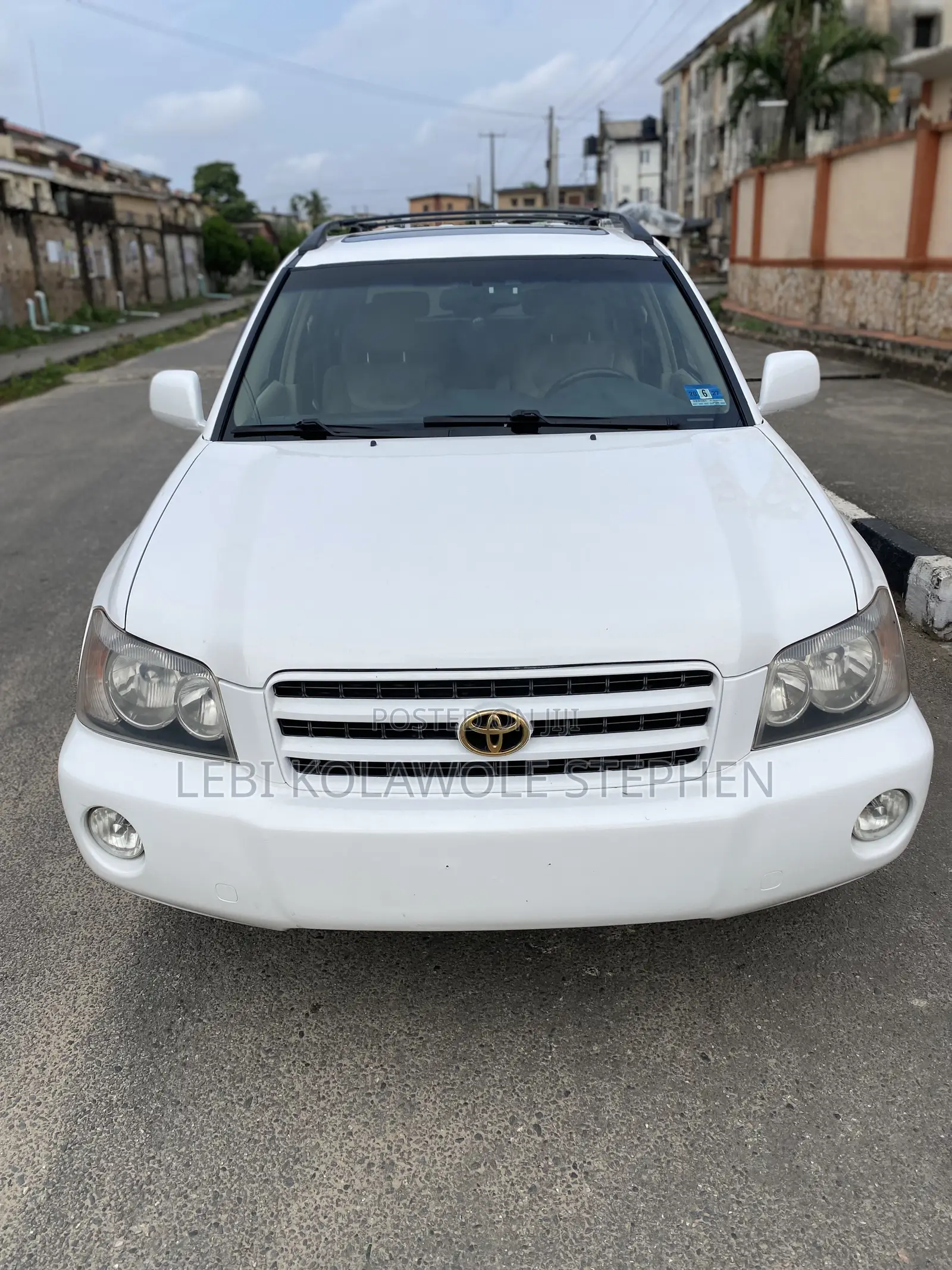 Toyota Highlander Limited V6 AWD 2002 White