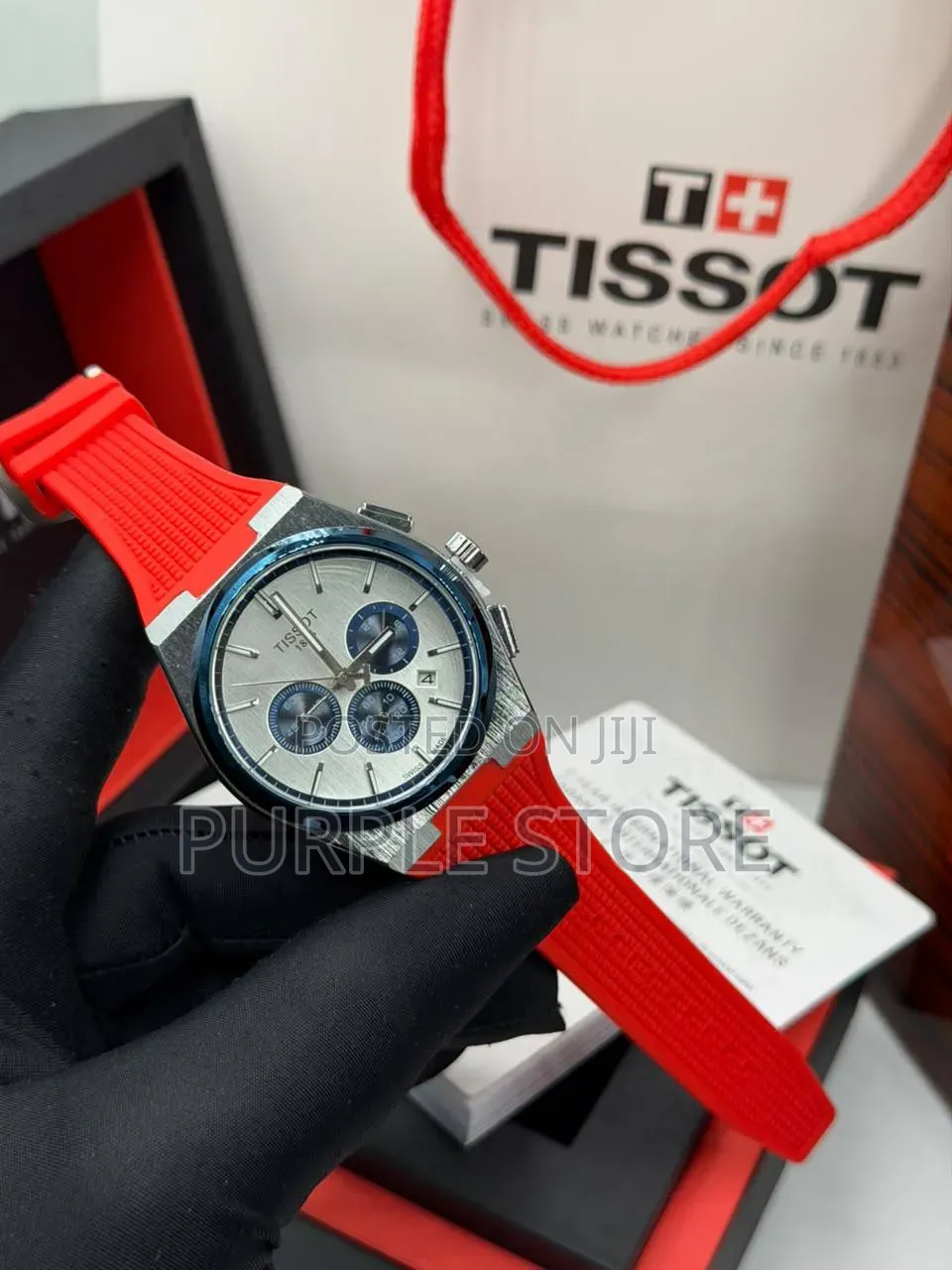 Tissot Chronograph Silicone Strap Watches