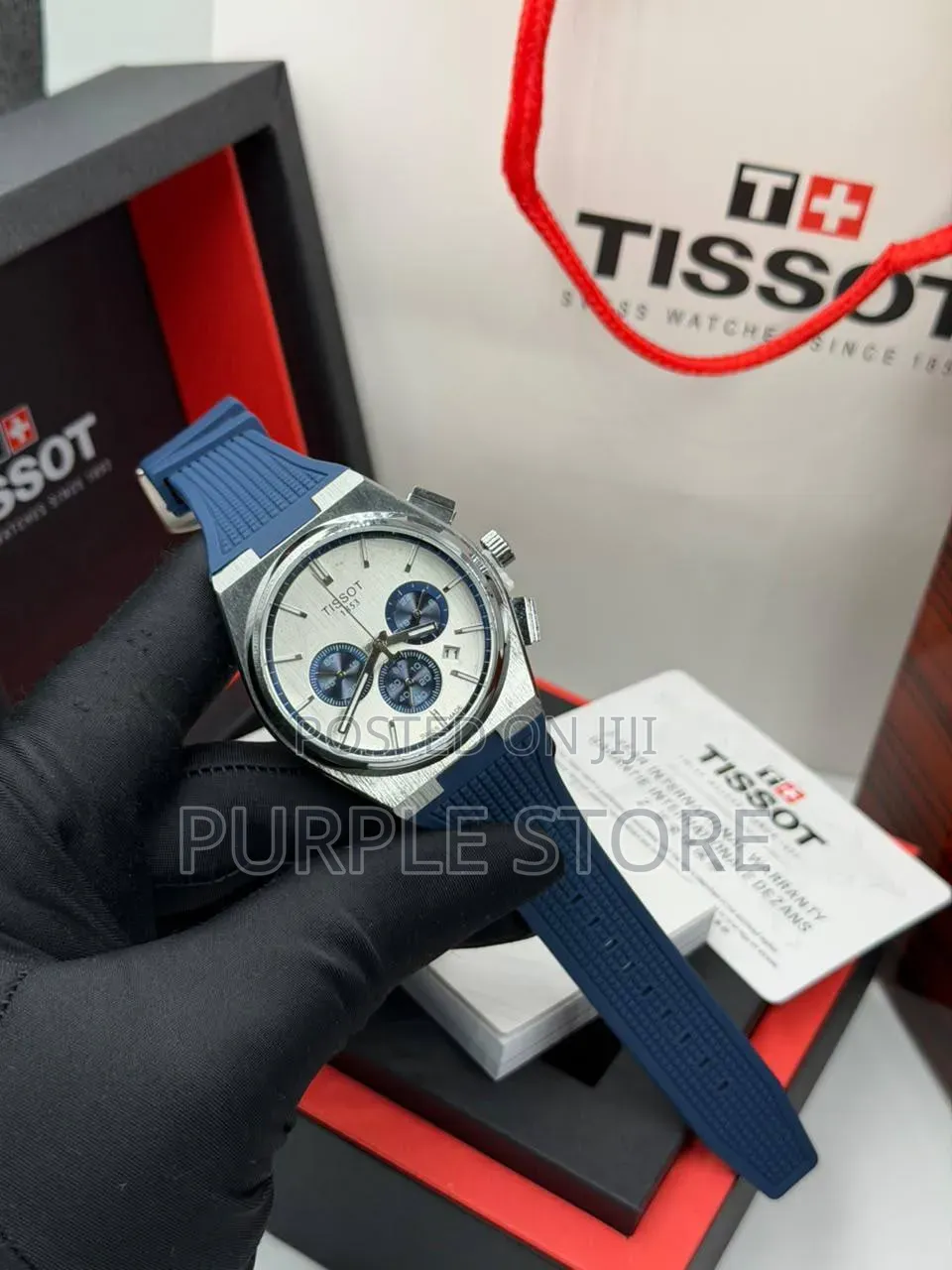 Tissot Chronograph Silicone Strap Watches