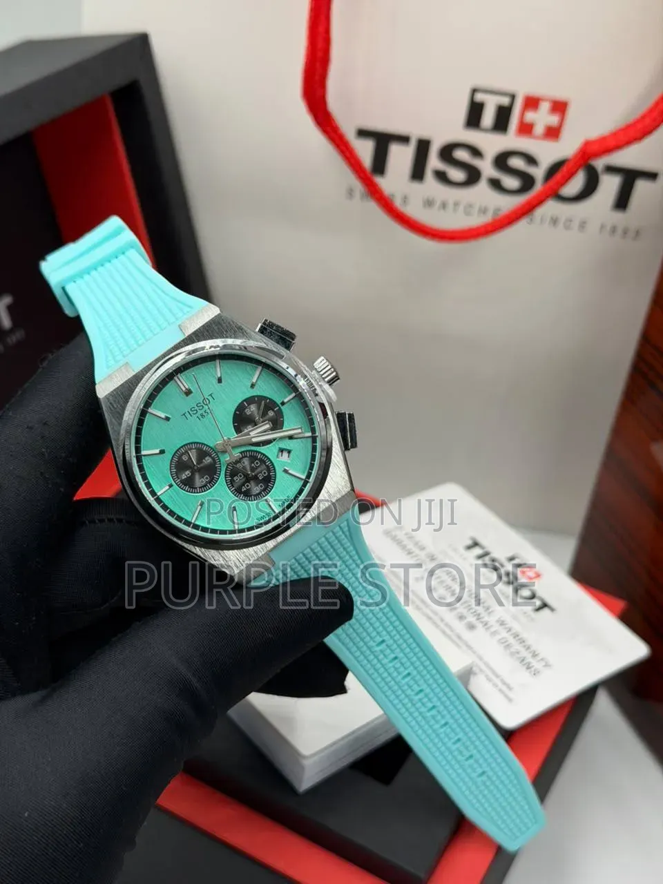 Tissot Chronograph Silicone Strap Watches