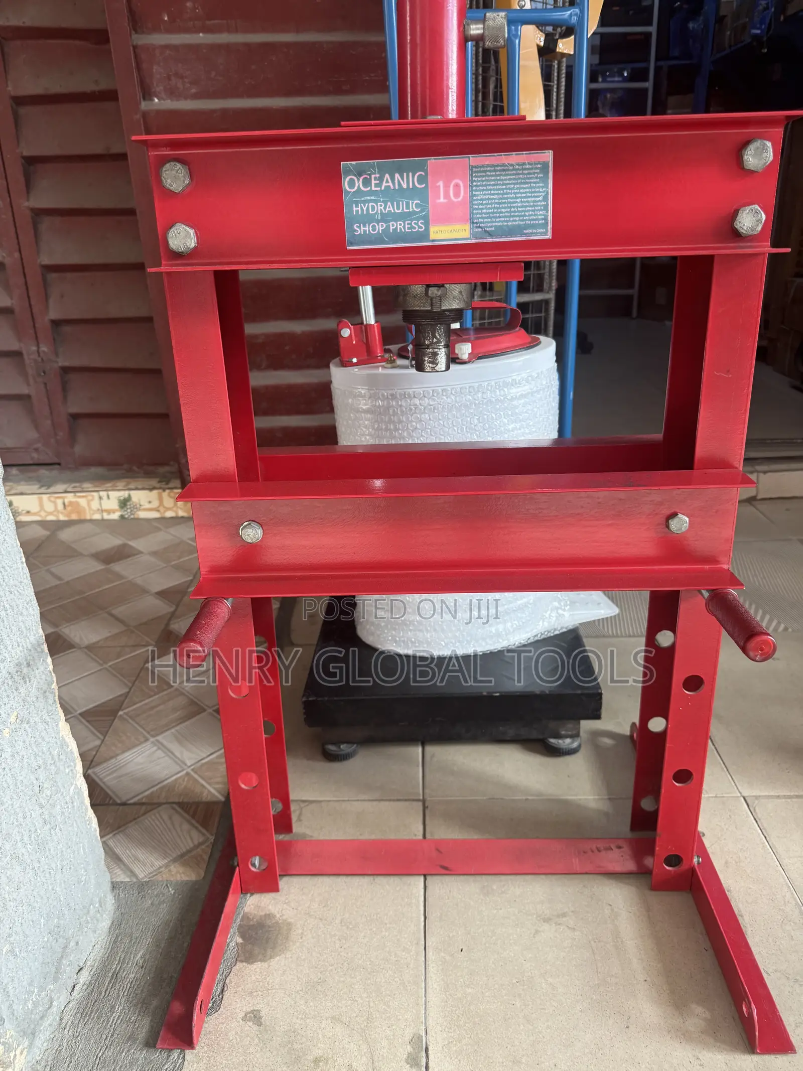 Oceanic 10 Ton Hydraulic Shop Press