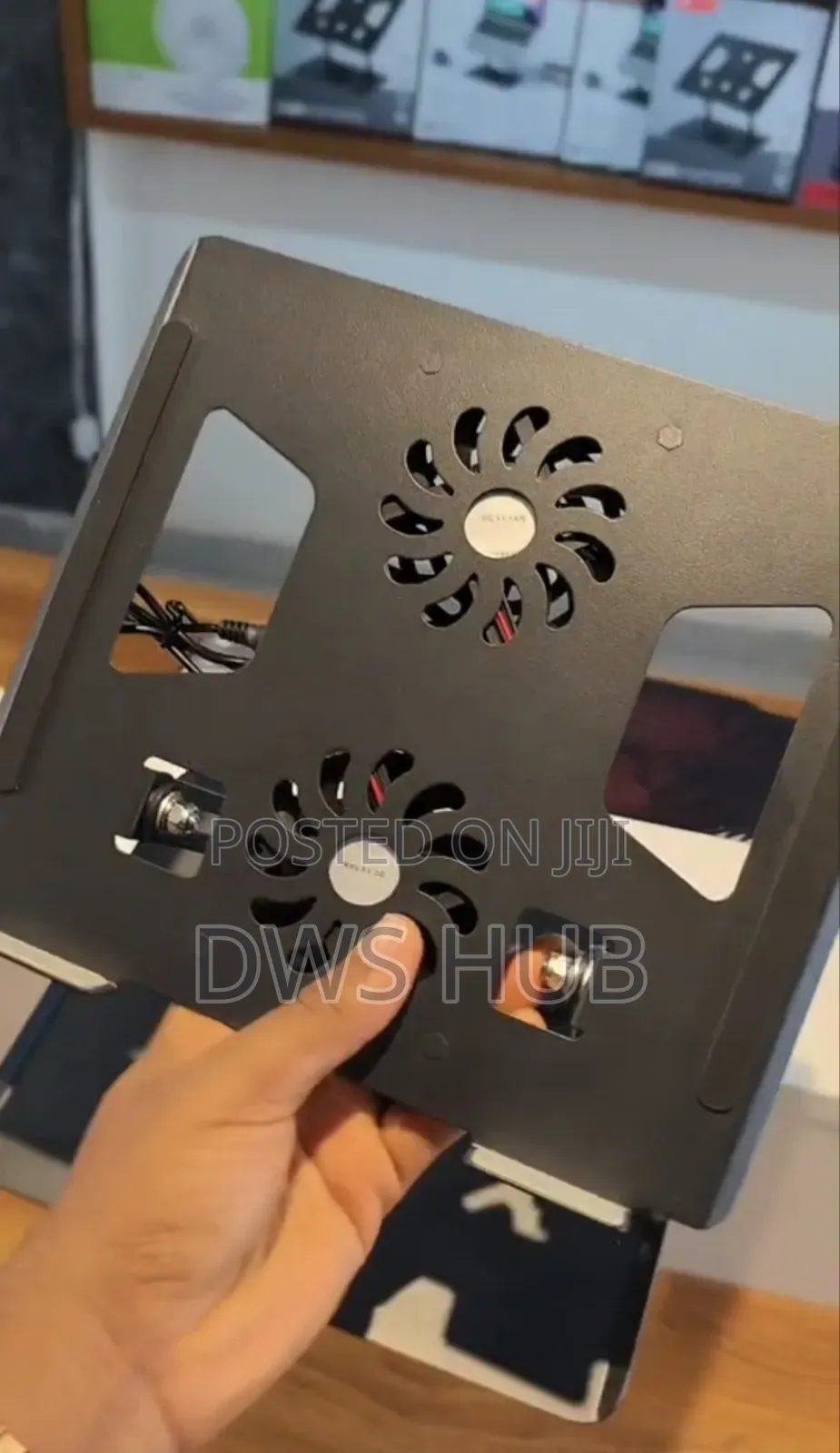 Metal 360° Laptop Stand With Cooling Fans