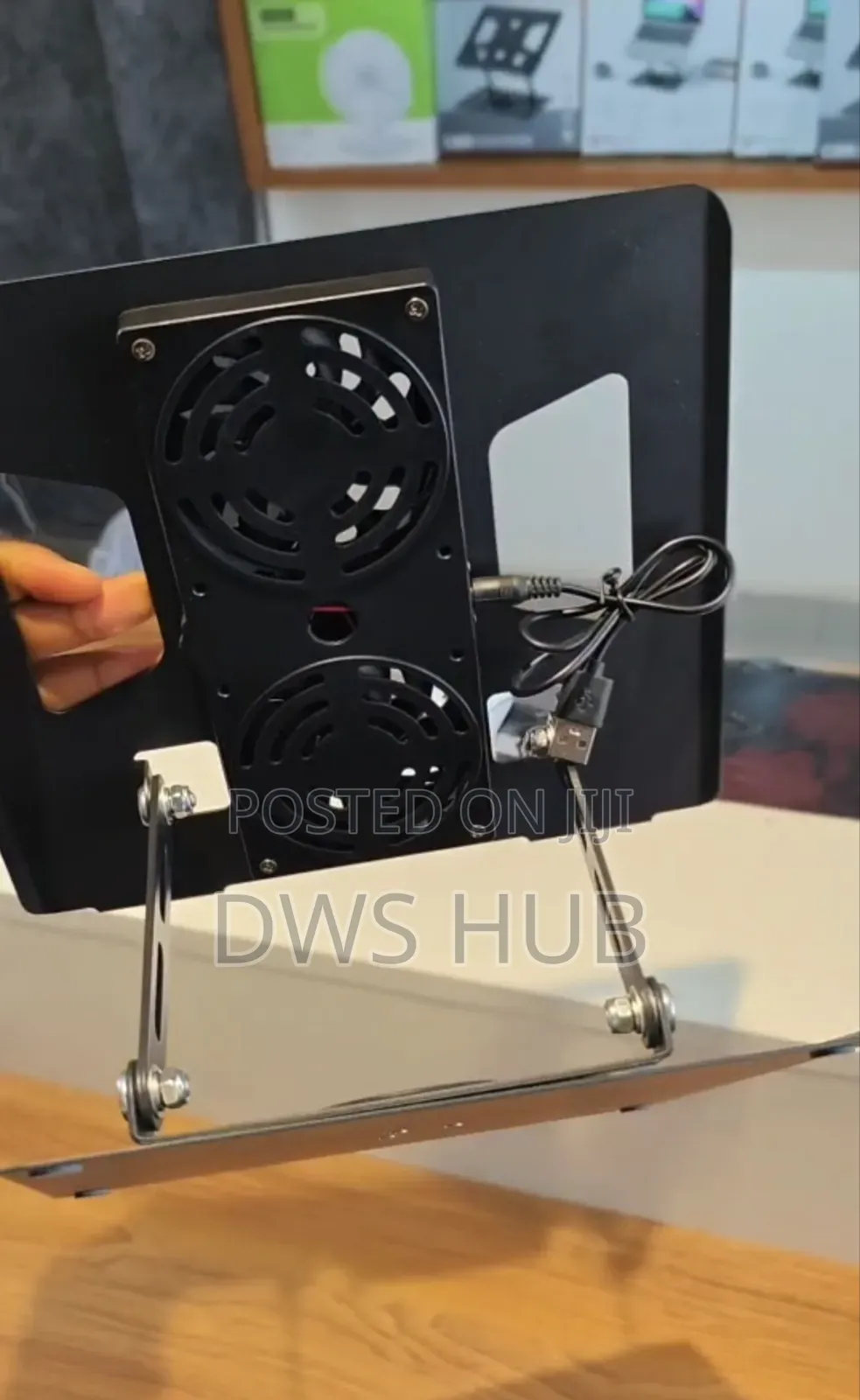 Metal 360° Laptop Stand With Cooling Fans