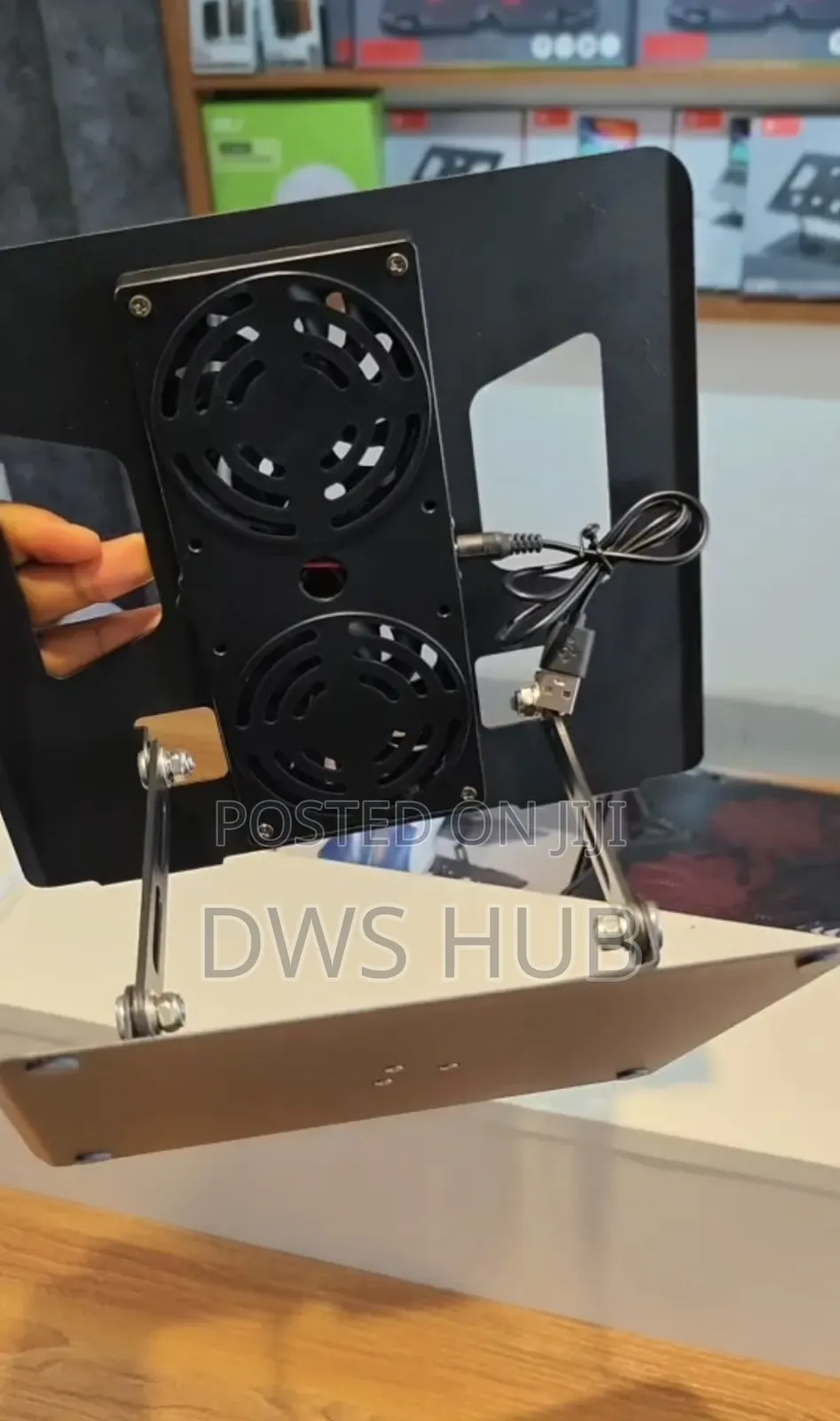 Metal 360° Laptop Stand With Cooling Fans