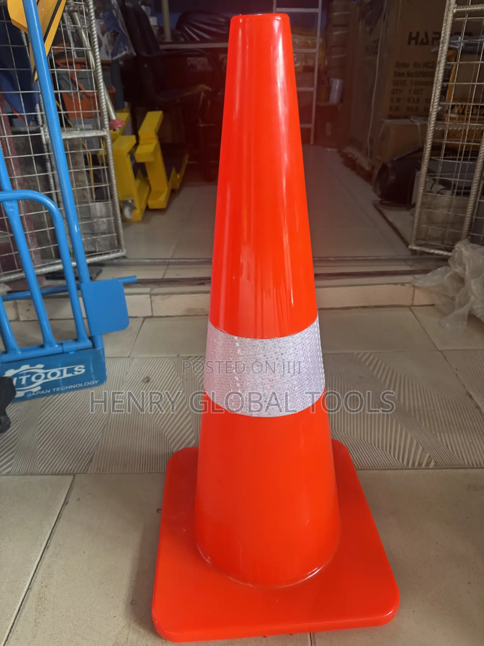 Heavy-Duty Traffic / Safety Cone With Reflective Strip