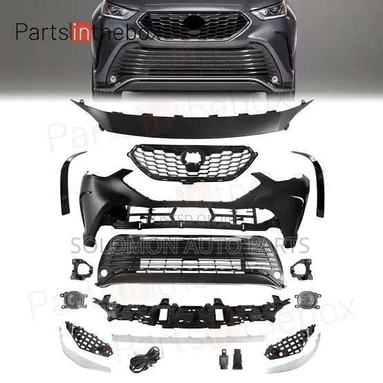 Toyota Highlander 2020 2021 2022 2023 Front Bumper SE Complete