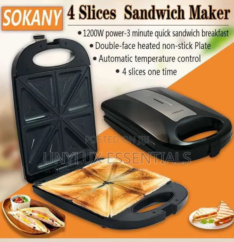 Sokany 4 Face Toasting Machine / Toaster