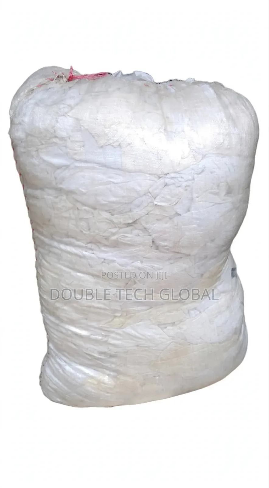 50KG Industrial White Cotton Rag / Cleaning Cloth - Offshore Grade -