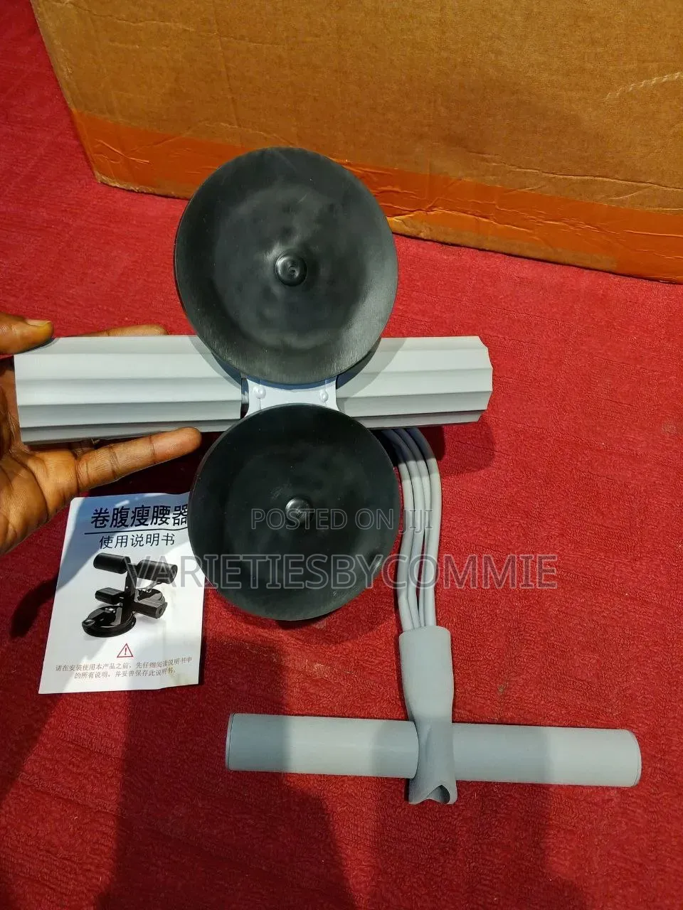 Double Sit Up Bar+push Up Rope for Exercise