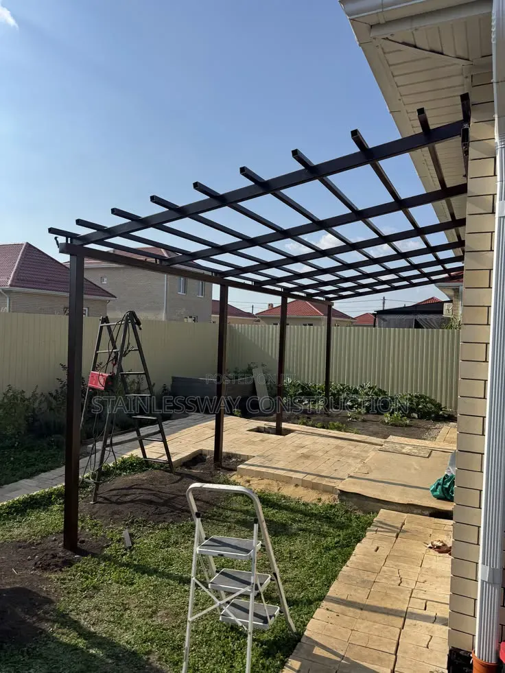 Gazabo Carport Parking Shelter With Strong Steel Fabrication