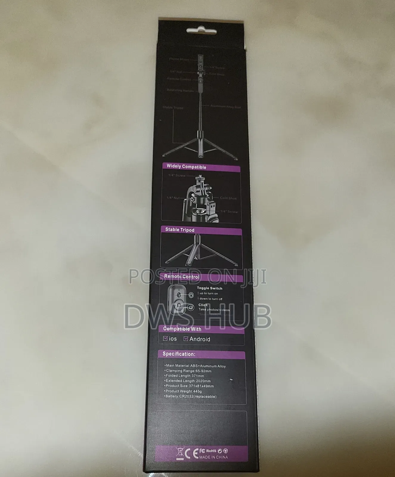 Long Stable Selfie Stick Tripod