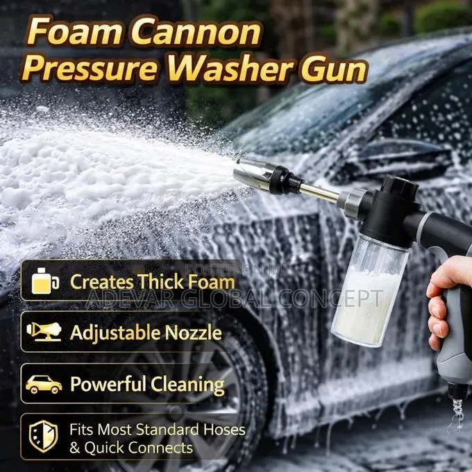 High Pressure Metal Water Spray Gun Car Washer Garden Water Spray Gun