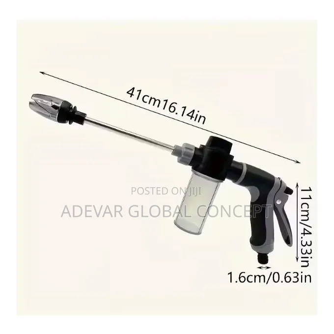 High Pressure Metal Water Spray Gun Car Washer Garden Water Spray Gun