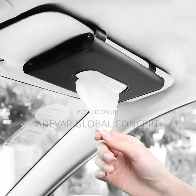 Tissue Box Holder for Car PU Leather Tissue Box, Paper Carton