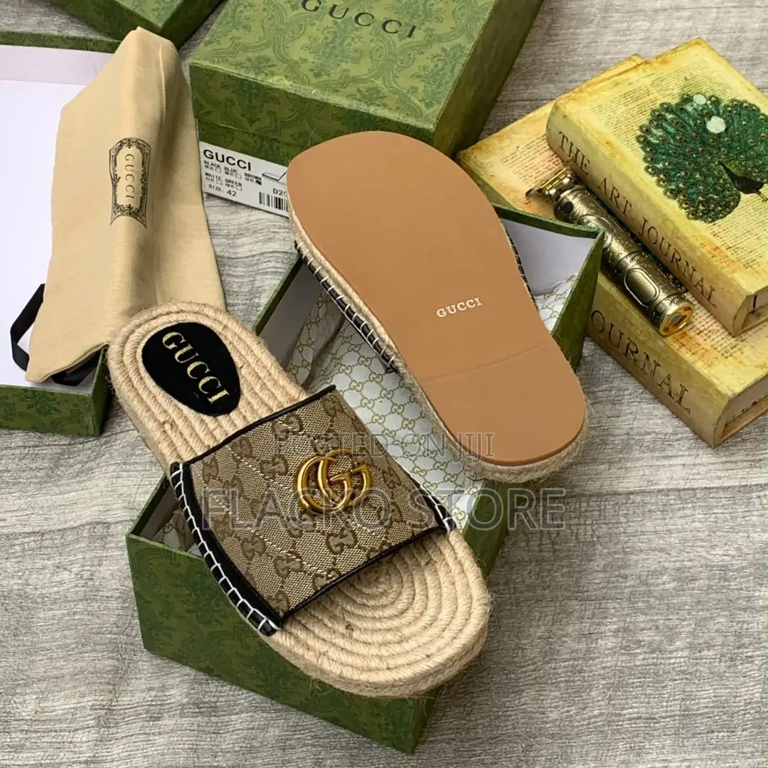 Exclusive Gucci Espadrilles Slippers