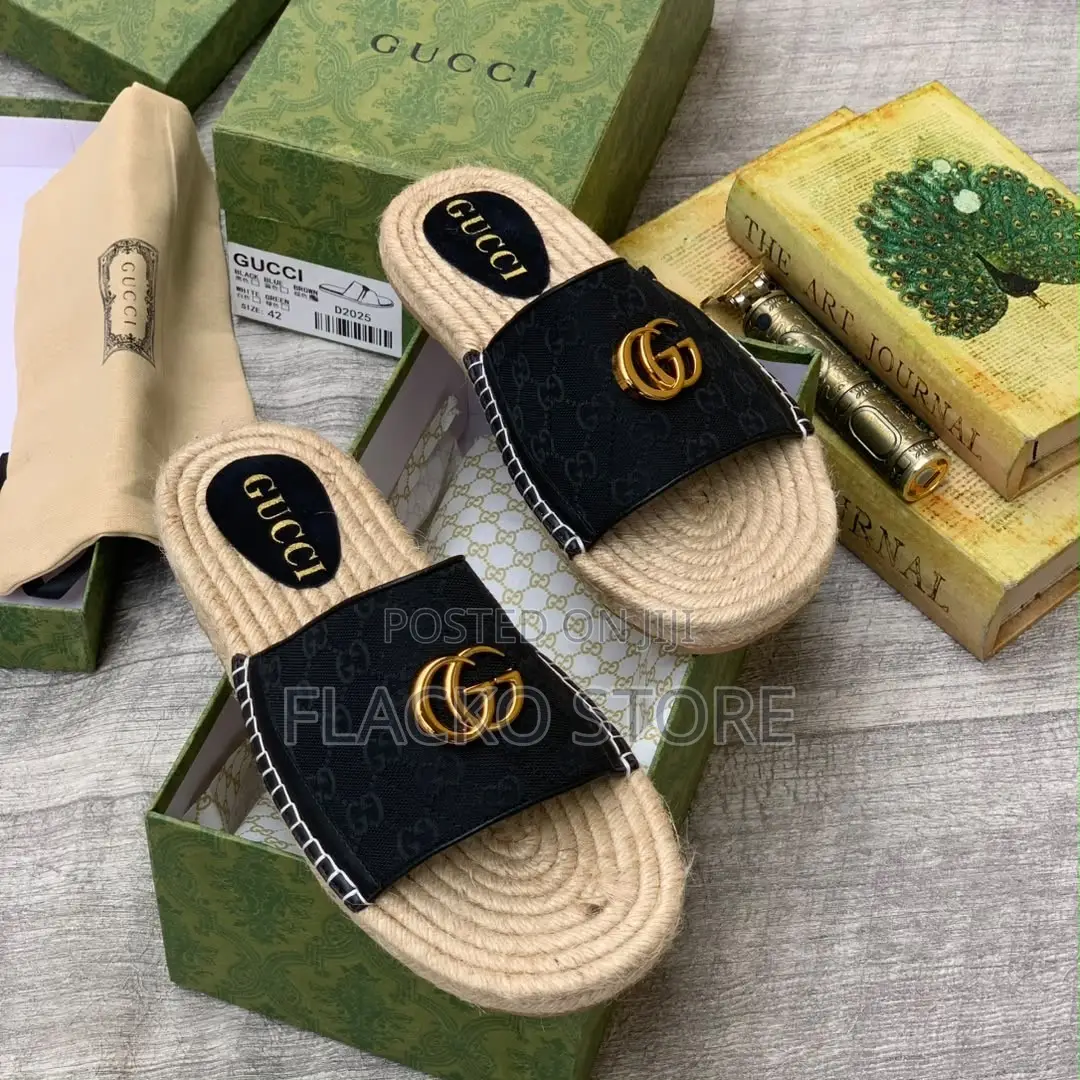 Exclusive Gucci Espadrilles Slippers