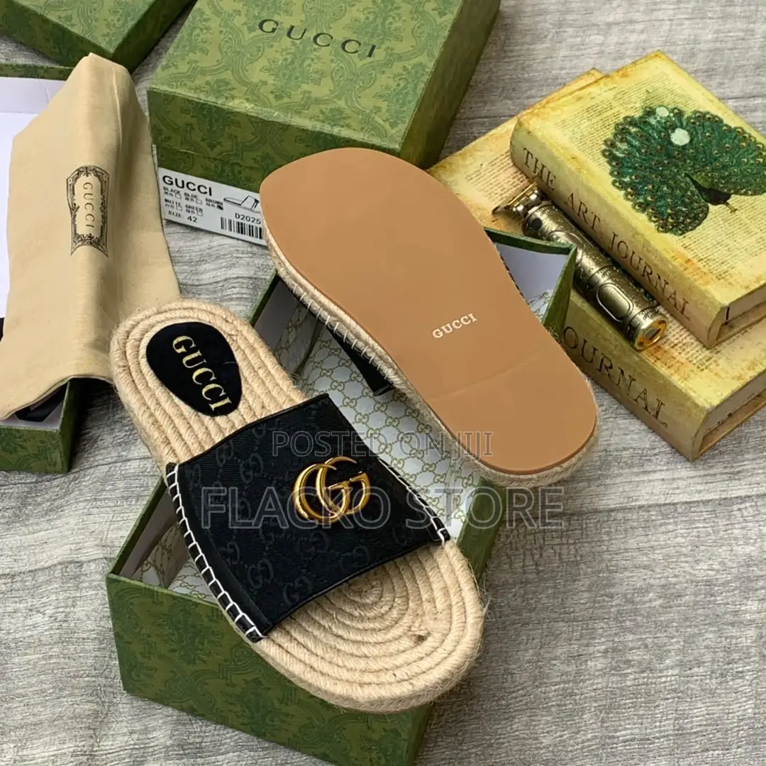 Exclusive Gucci Espadrilles Slippers