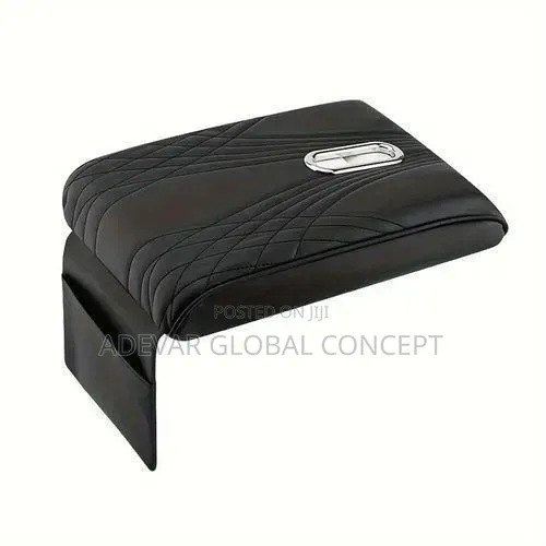 Car Armrest Cover With Tissue Box and Storage Bag