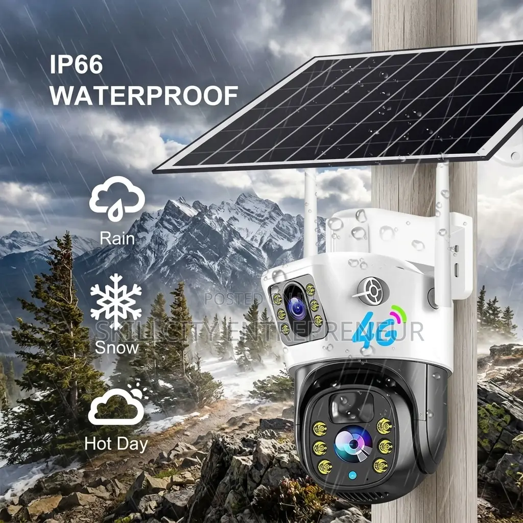 PTZ Intelligent Solar CCTV Camera