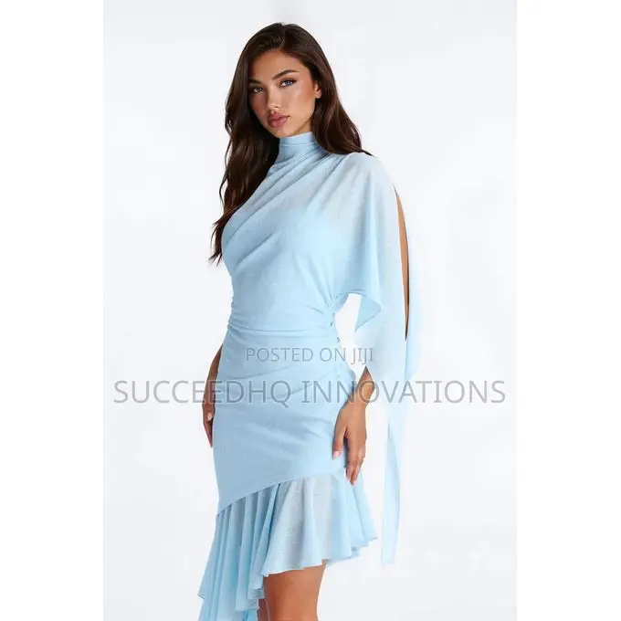 Share This Product Baddie Asymmetrical Maxi Dress