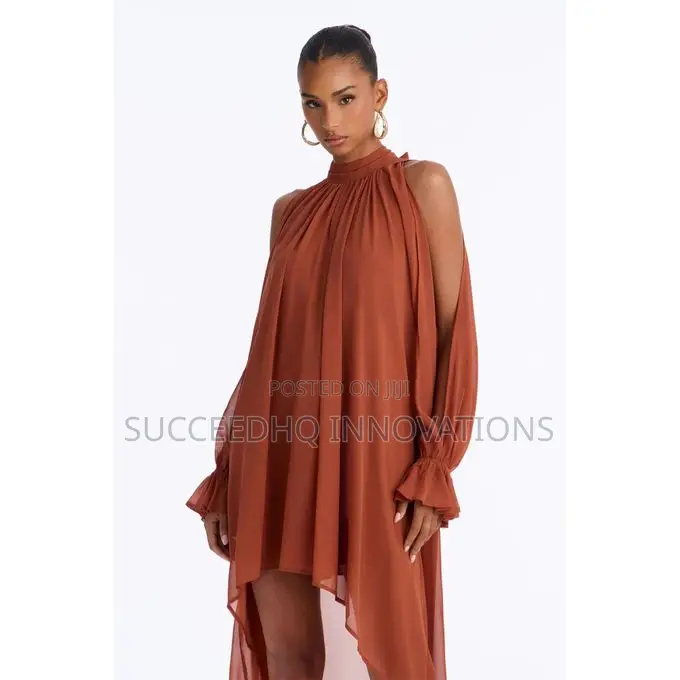 Tessa Draped Mesh Mini Dress