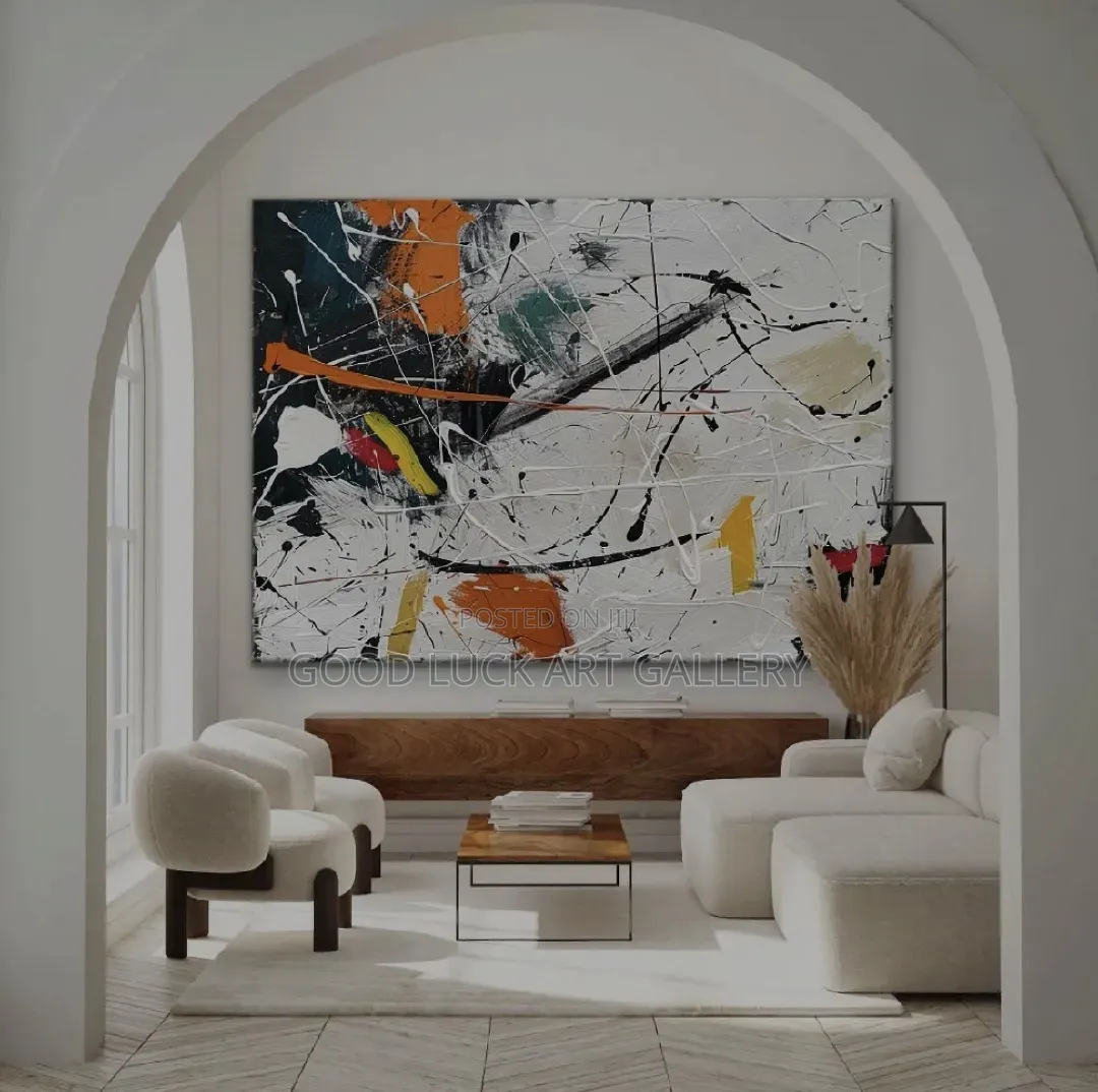 Colorful Pollock Art