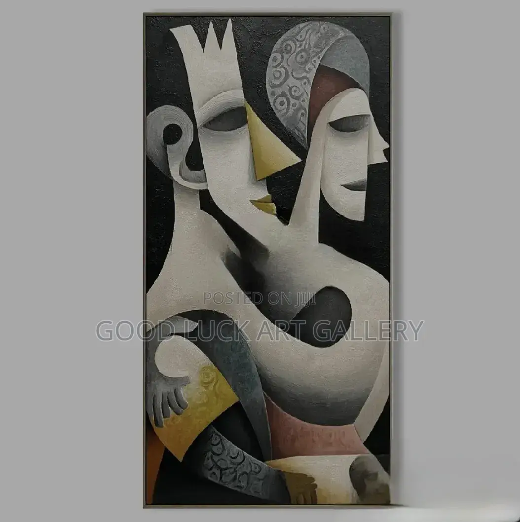 Canvas Black Abstract
