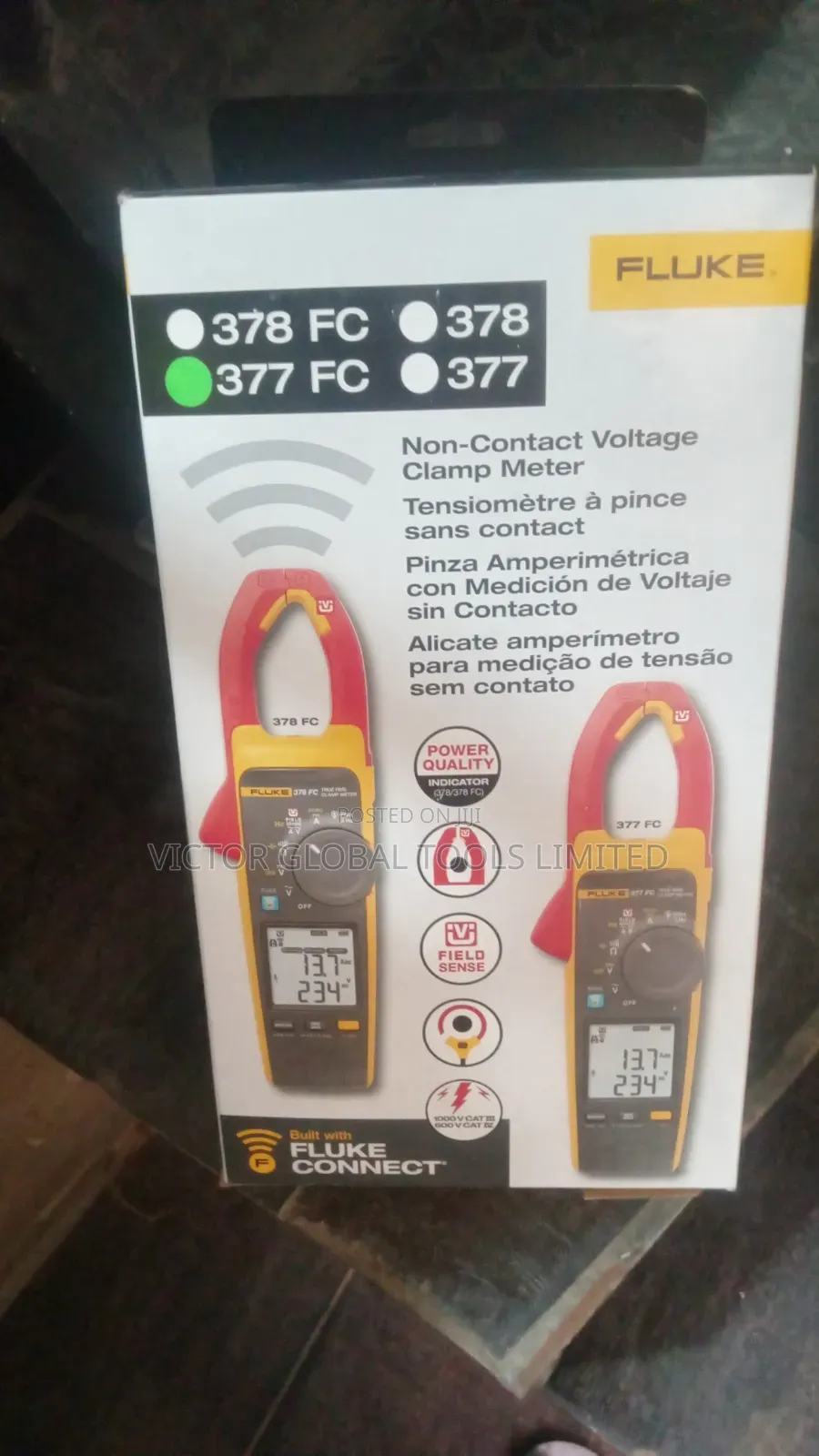 Fluke 377 FC Non-Contact Voltage Clampmeter