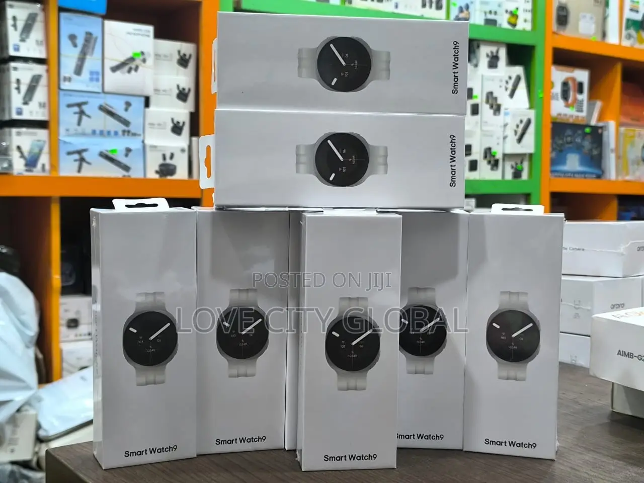 Smart Watch 9 Round Amoled Touch Screen Smartwatch Fitness Tracker