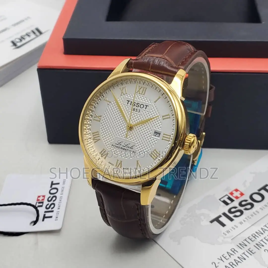 Leather Men's Automatic Wristwatch | Scratch-Resistant