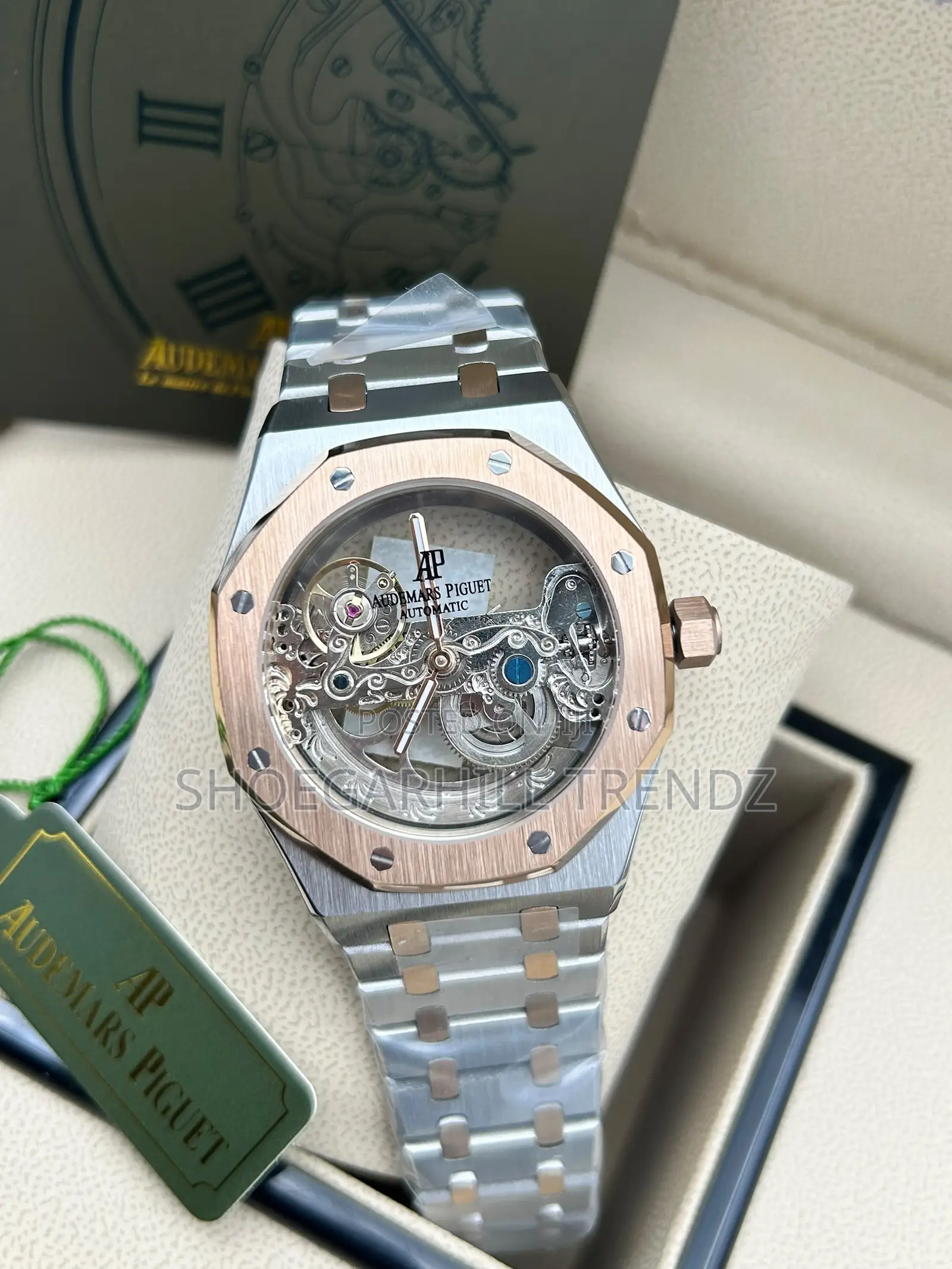 Audemars Piguet Steel Automatic Wristwatch Luxury Premium High Quality